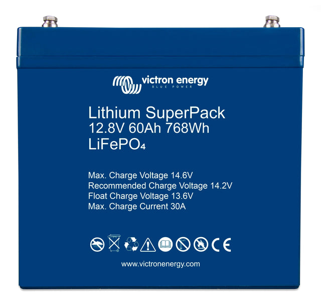 Victron Lithium SuperPack 12V 60 Ah litiumakku - Happy Angler