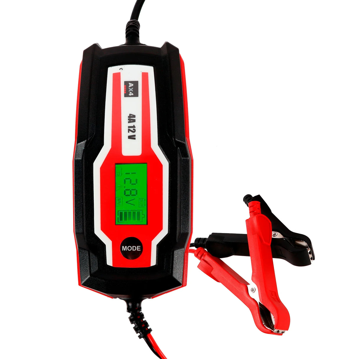 AX4 12V 4A akkulaturi (AGM, GEL, LiFePo4, lyijyakku) - Happy Angler