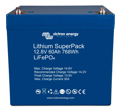 Victron Lithium SuperPack 12V 60 Ah litiumakku - Happy Angler