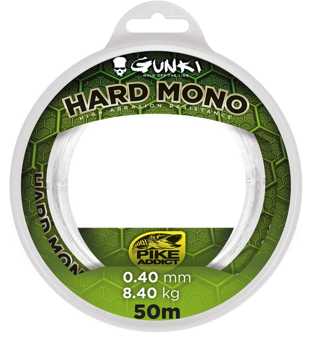 Gunki Hard Mono perukemateriaali 50 m - Happy Angler