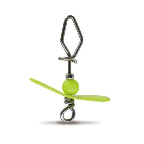 VMC Spy Snap UV Chartreuse viehelukko propellilla 3 kpl/pkt