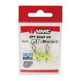 VMC Spy Snap UV Chartreuse viehelukko propellilla 3 kpl/pkt