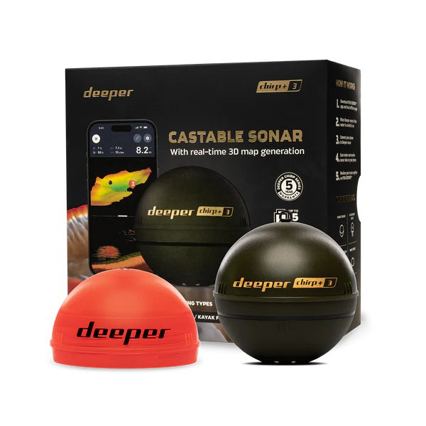 Deeper Smart Sonar CHIRP+ 3 langaton kaikuluotain