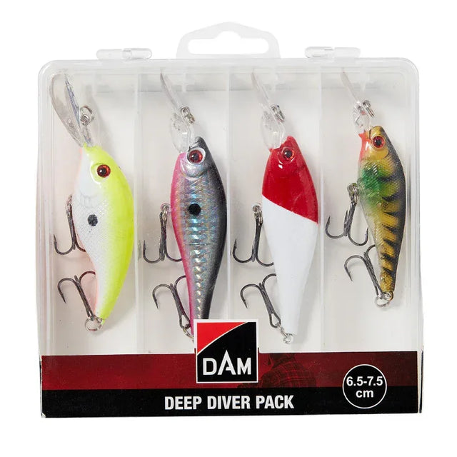 DAM Deep Diver Pack vaappulajitelma 4 kpl/pkt - Happy Angler