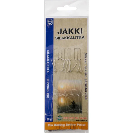 Jakki silakkalitka hopea 10 koukkua - Happy Angler