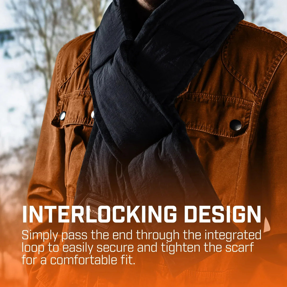 THAW Heated Scarf 2.0 lämmitettävä huivi 5000 mAh akulla - Happy Angler