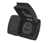 Scanstrut Flip Pro DUO USB-C/A laturi + 12V pistoke