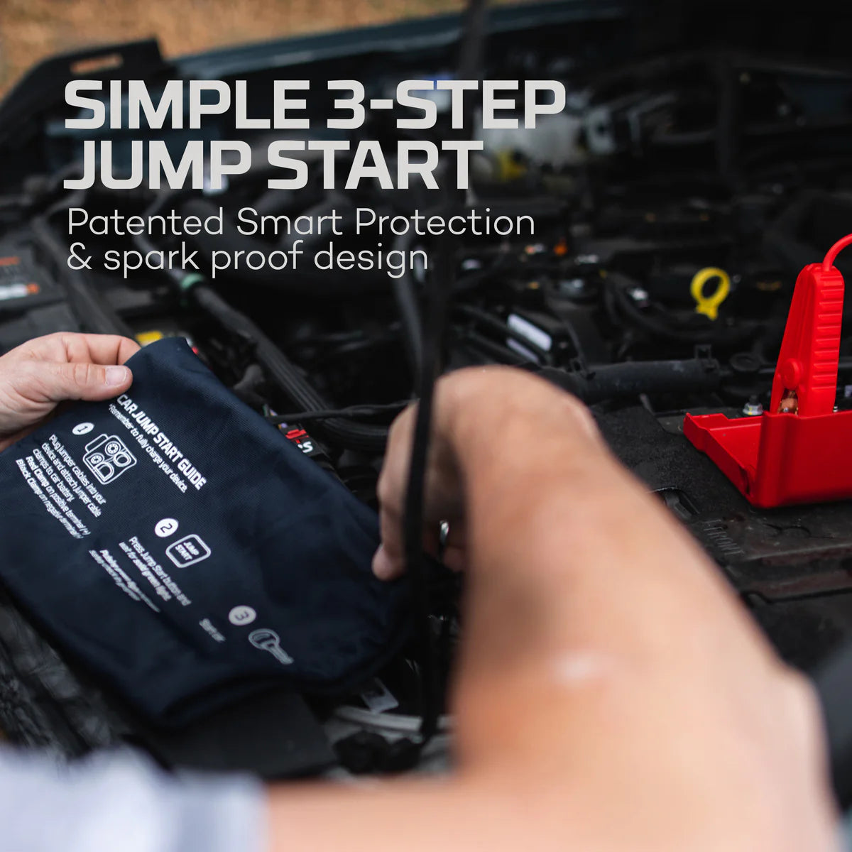 NEBO Assist Air Jump Starter apukäynnistin + virtalähde + kompressori