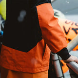 Grundens Fishpicking Navy / Orange takki - Happy Angler