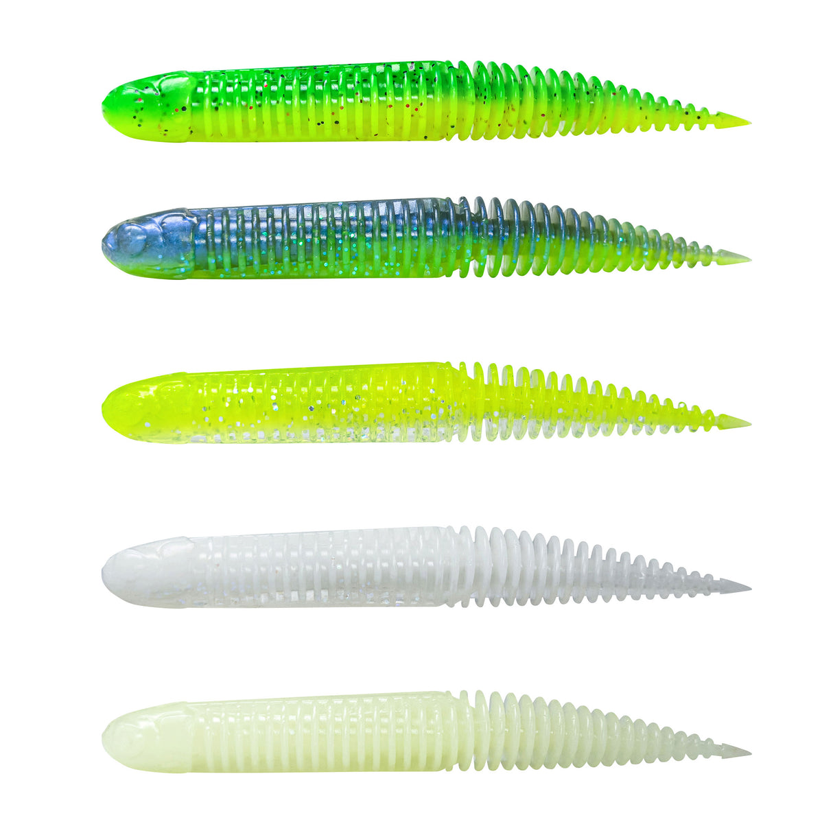 Savage Gear NED Dragon Tail Slug 10 cm Dark Water Mix jigi 5 kpl/pkt