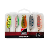 DAM Trout Pack 5-10 g lusikkalajitelma 5 kpl/pkt