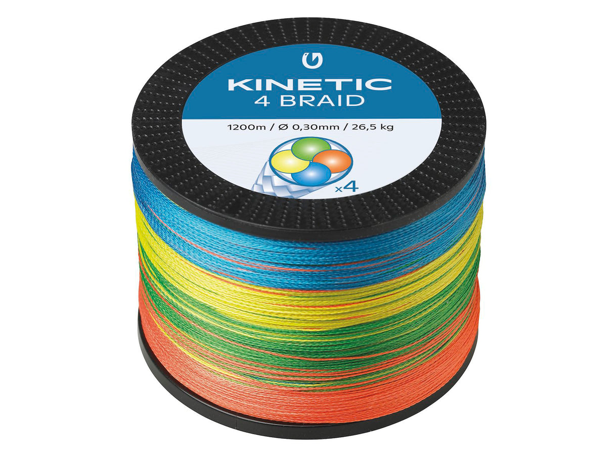 Kinetic 4 Braid Multicolor 1200 m kuitusiima