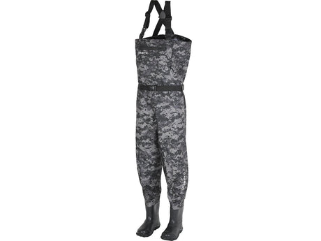 Kinetic Camorush Grey Camo kahluuhousut saappailla