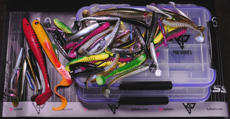 Team K.P Baits Överi Pro jigilajitelma 195 kpl + vieherasia 2kpl + mittatarra - Happy Angler