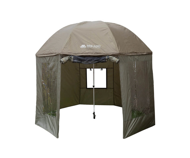 Mikado Fishing Umbrella sivusuojilla ja hyttysverkolla 3 m - Happy Angler