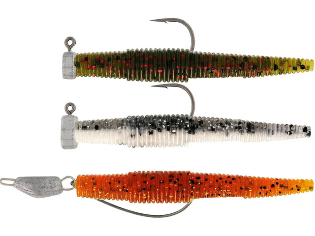 Westin NED Worm Slim R´N R 5,5 cm jigi Clear Water Mix 3 kpl/pkt - Happy Angler