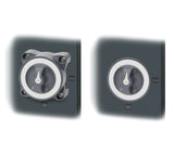 Blue Sea päävirtakytkin 1-2-OFF-BOTH punainen HD-sarja