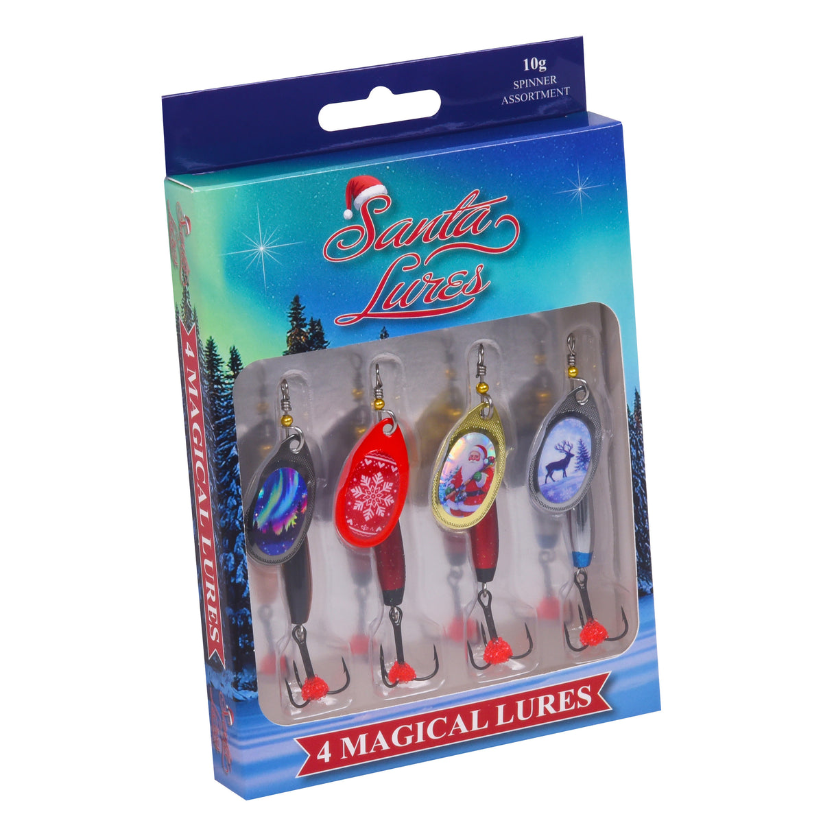 Santa Lures lippalajitelma 4 kpl/pkt