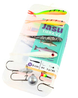 Jasu Tiera V2 6 cm jigilajitelma 12 kpl + jigipäät