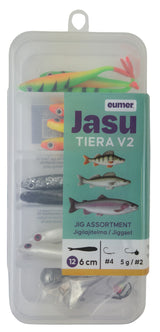 Jasu Tiera V2 6 cm jigilajitelma 12 kpl + jigipäät