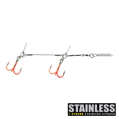 CWC Pro UV Orange Stinger Junior Tandem - Happy Angler