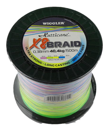 Hurricane X8 Braid Multicolor 1500 m kuitusiima