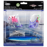 Fladen Deepsea Fishing 200 g heittopilkki + 2 rigiä