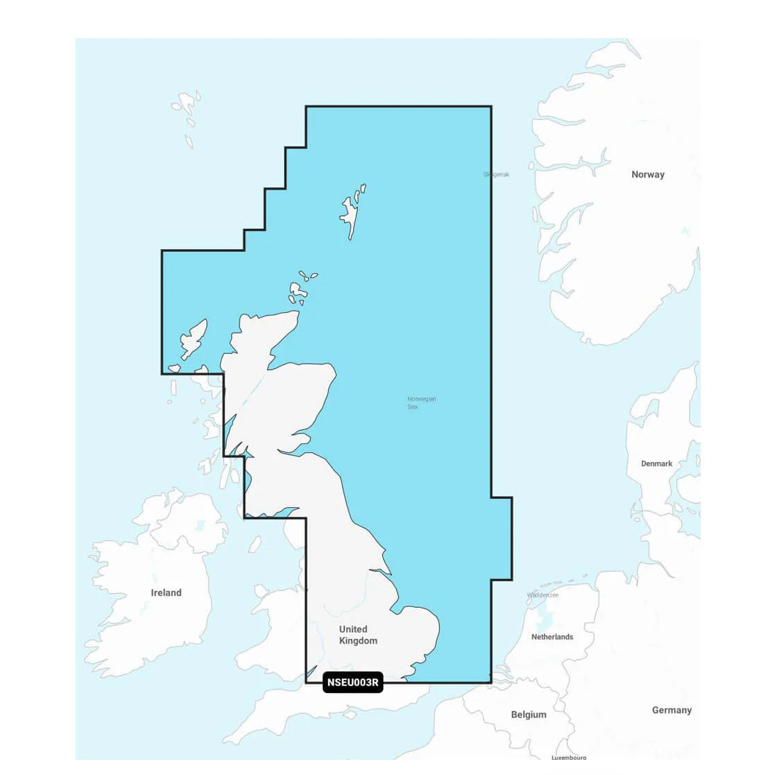 Garmin Navionics+ NSEU003R Iso-Britannia, koillisrannikko karttakortti