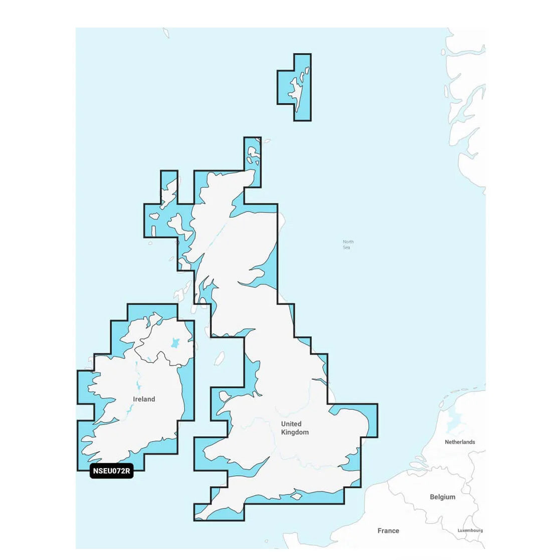 Garmin Navionics+ NSEU072R Yhdistynyt kuningaskunta ja Irlanti, järvet ja joet  karttakortti
