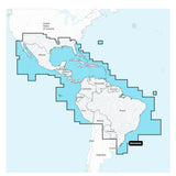 Garmin Navionics+ NSSA004L Meksiko, Karibialta Brasiliaan, sisävedet ja rannikko karttakortti