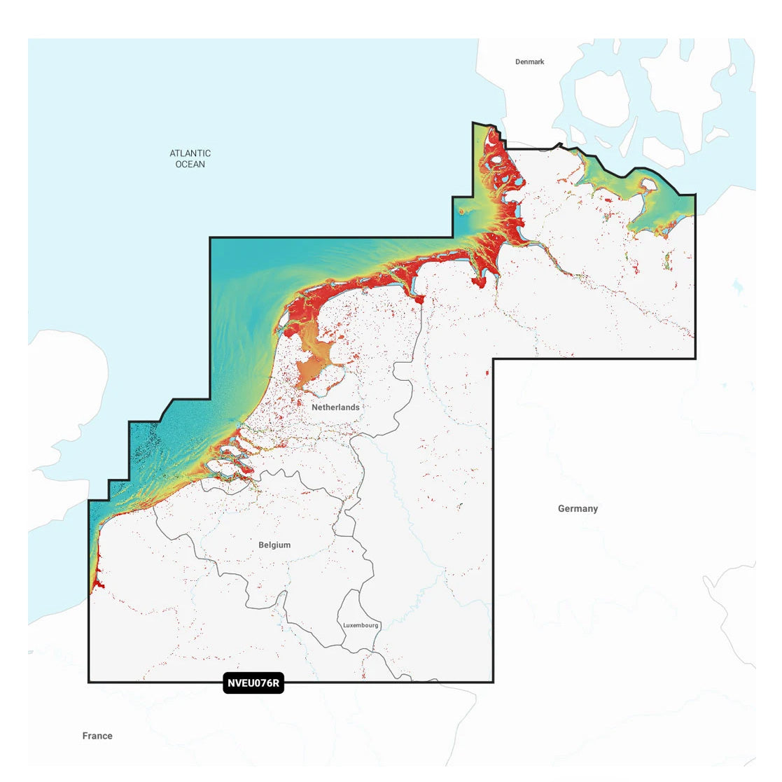 Garmin Navionics Vision+ NVEU076R Benelux ja Saksa, läntinen karttakortti