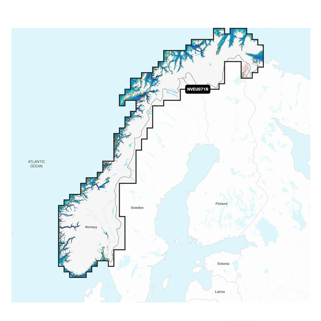 Garmin Navionics Vision+ NVEU071R Norja, järvet ja joet karttakortti