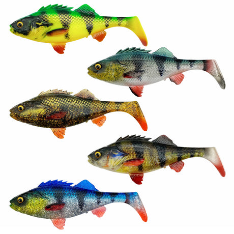 Savage Gear 4D Perch Shad 17,5 cm lajitelma 5 kpl - Happy Angler