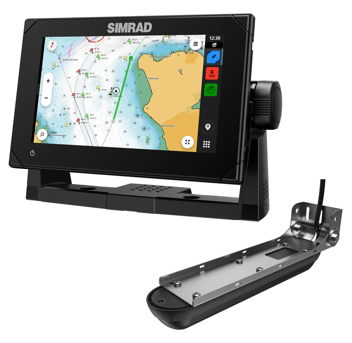 Simrad NSX 7 yhdistelmälaite Active Imaging 3-in-1 anturilla - Happy Angler