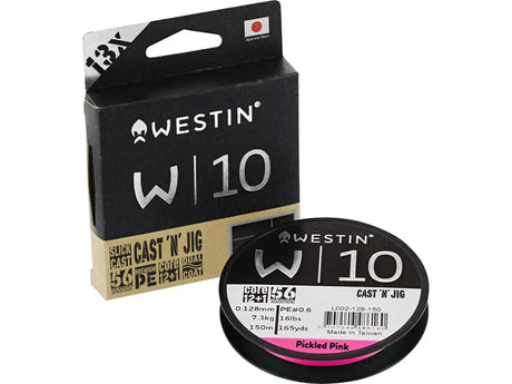Westin W10 Cast ´N´ Jig Pickled Pink 110 m kuitusiima - Happy Angler