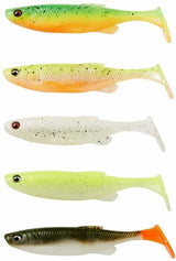 Savage Gear Fat Minnow T-Tail 9 cm jigi Dark Water Mix 5 kpl/pkt