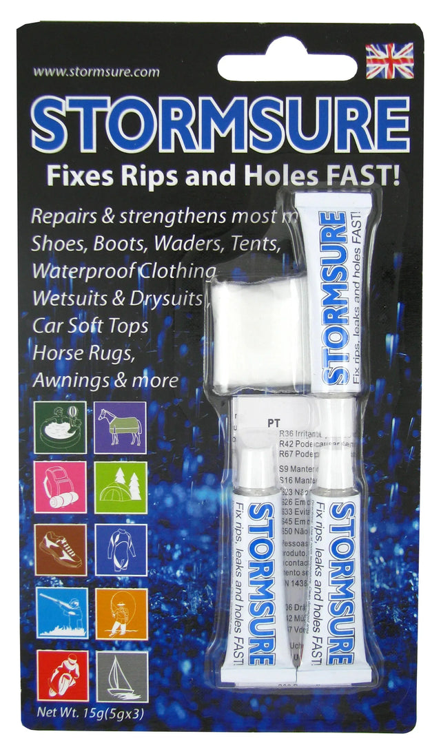 Stormsure korjausliima 5 g kirkas 3 kpl/pkt - Happy Angler