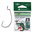Mikado Sensual Offset Worm 1-haarakoukku 5 kpl/pkt - Happy Angler