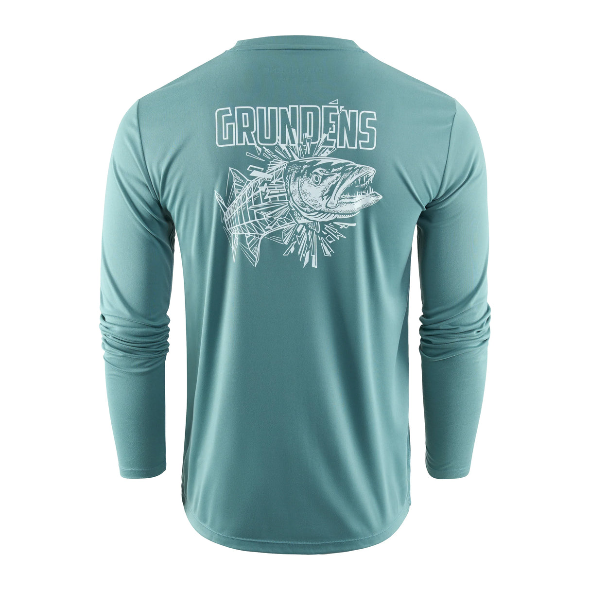 Grundens LS Tech Tee Cuda UPF50 pitkähihainen paita - Happy Angler