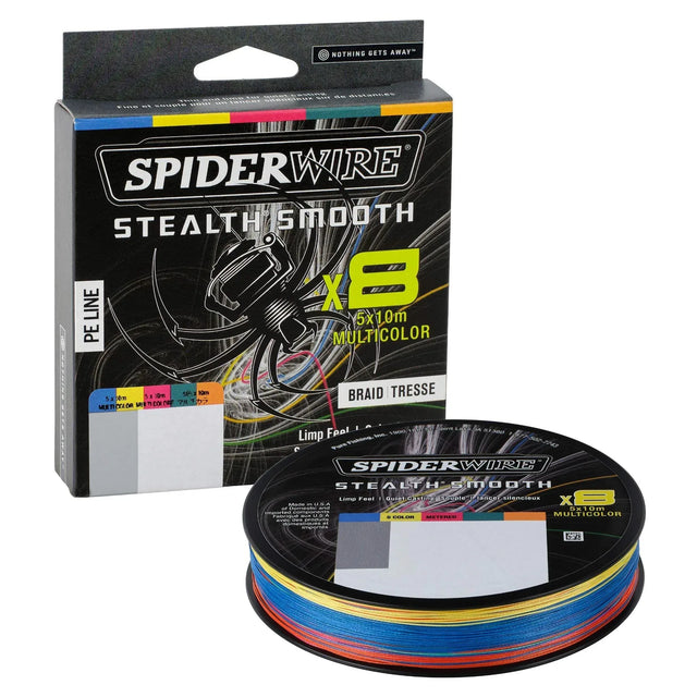 Spiderwire Stealth Smooth 8 Multicolor 2000 m kuitusiima - Happy Angler