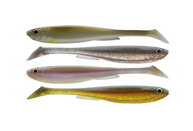 Daiwa Prorex Slim Shad Y Nature Color Set 13,5 cm jigi 4 kpl/pkt - Happy Angler