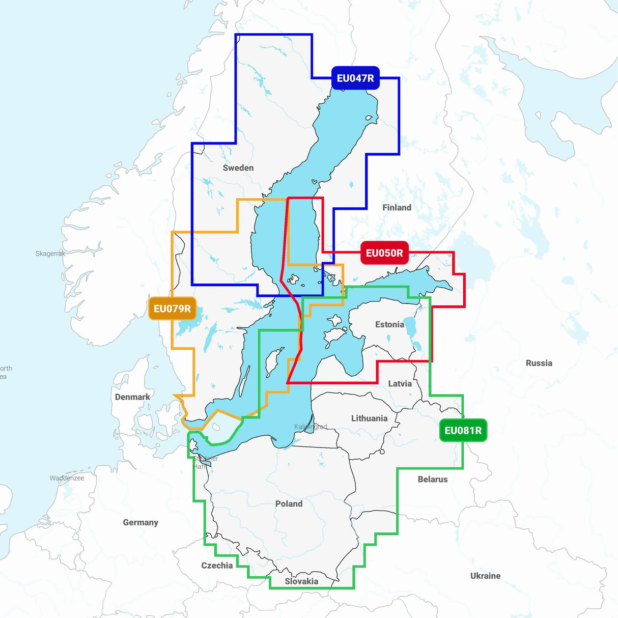 Garmin Navionics+ EU047R Pohjanlahti karttakortti - Happy Angler