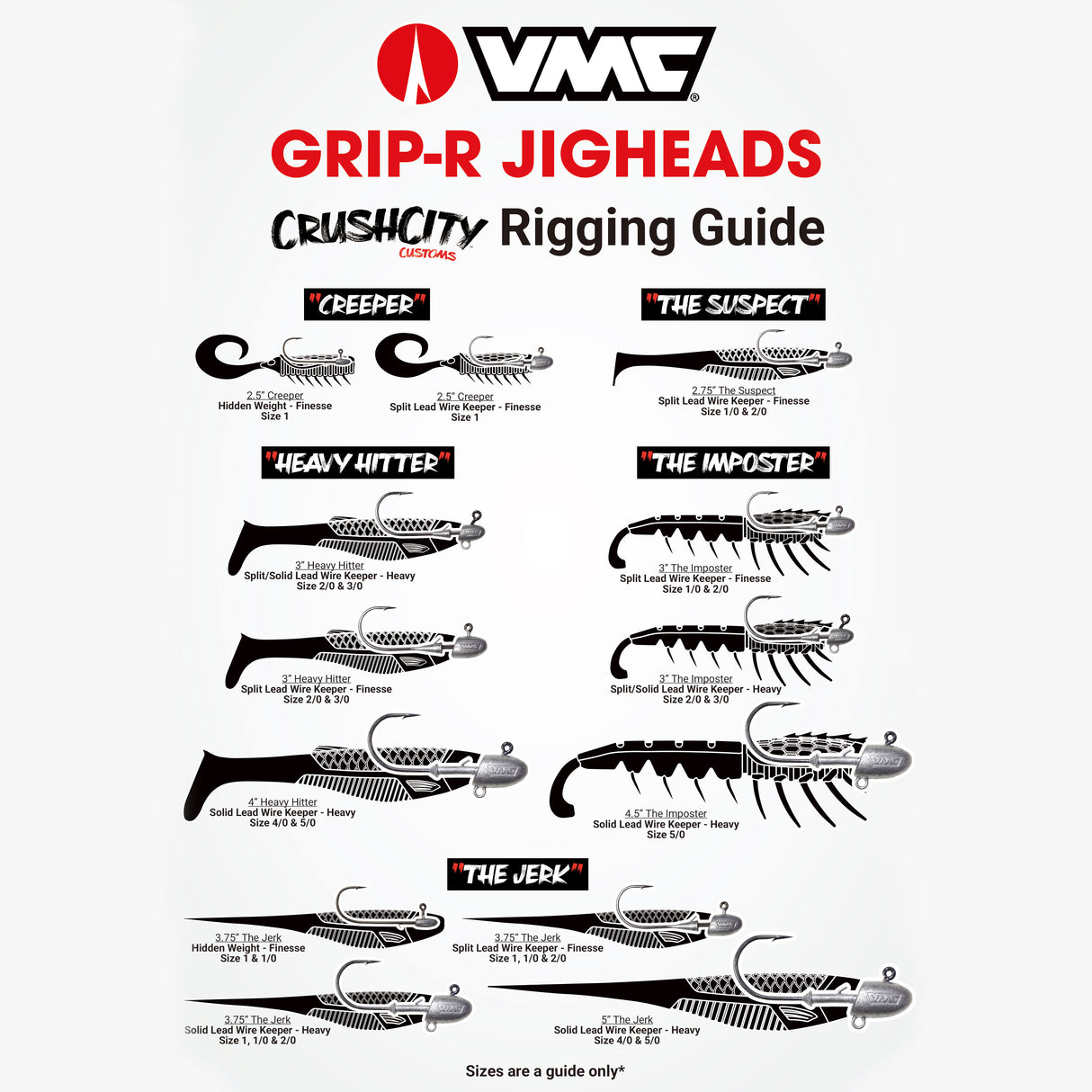 VMC Grip-R Finesse jigipää 7 g 5 kpl/pkt