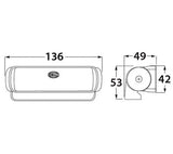 Hella Marine Sea Hawk LED kansivalo valkoinen