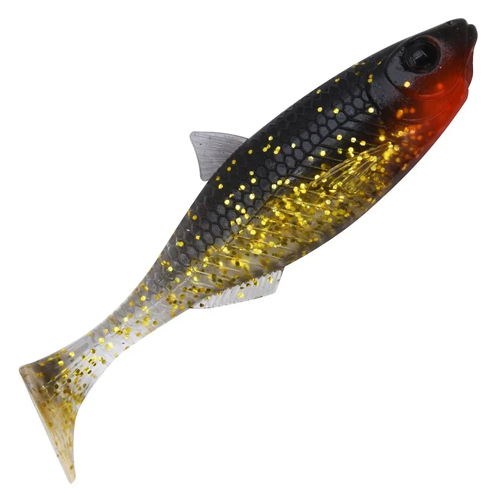 Patriot Baitfish 8 cm MEGA jigilajitelma 64 kpl + jigipäät + rasia - Happy Angler