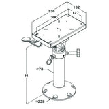 Marinvent venetuolinjalka liukukiskolla - Happy Angler