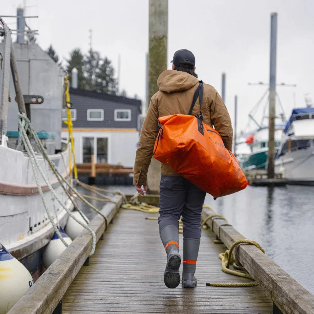 Grundens Shackleton Duffel 105 L Red Orange kassi - Happy Angler