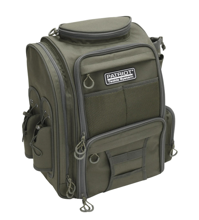 Patriot Tackle System kalastusreppu + 4 rasiaa - Happy Angler