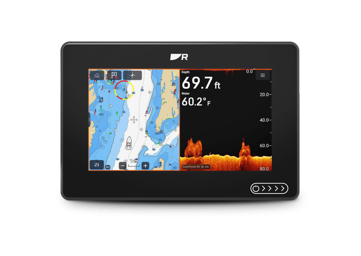 Raymarine AXIOM 2 7" yhdistelmälaite ilman anturia + Pohjois-Euroopan kartta