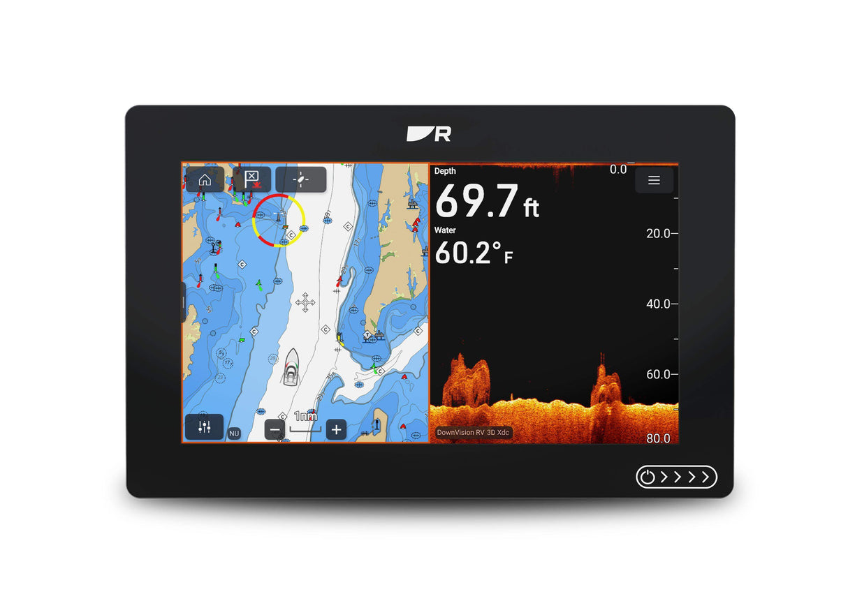Raymarine AXIOM 2 9" yhdistelmälaite ilman anturia + Pohjois-Euroopan kartta